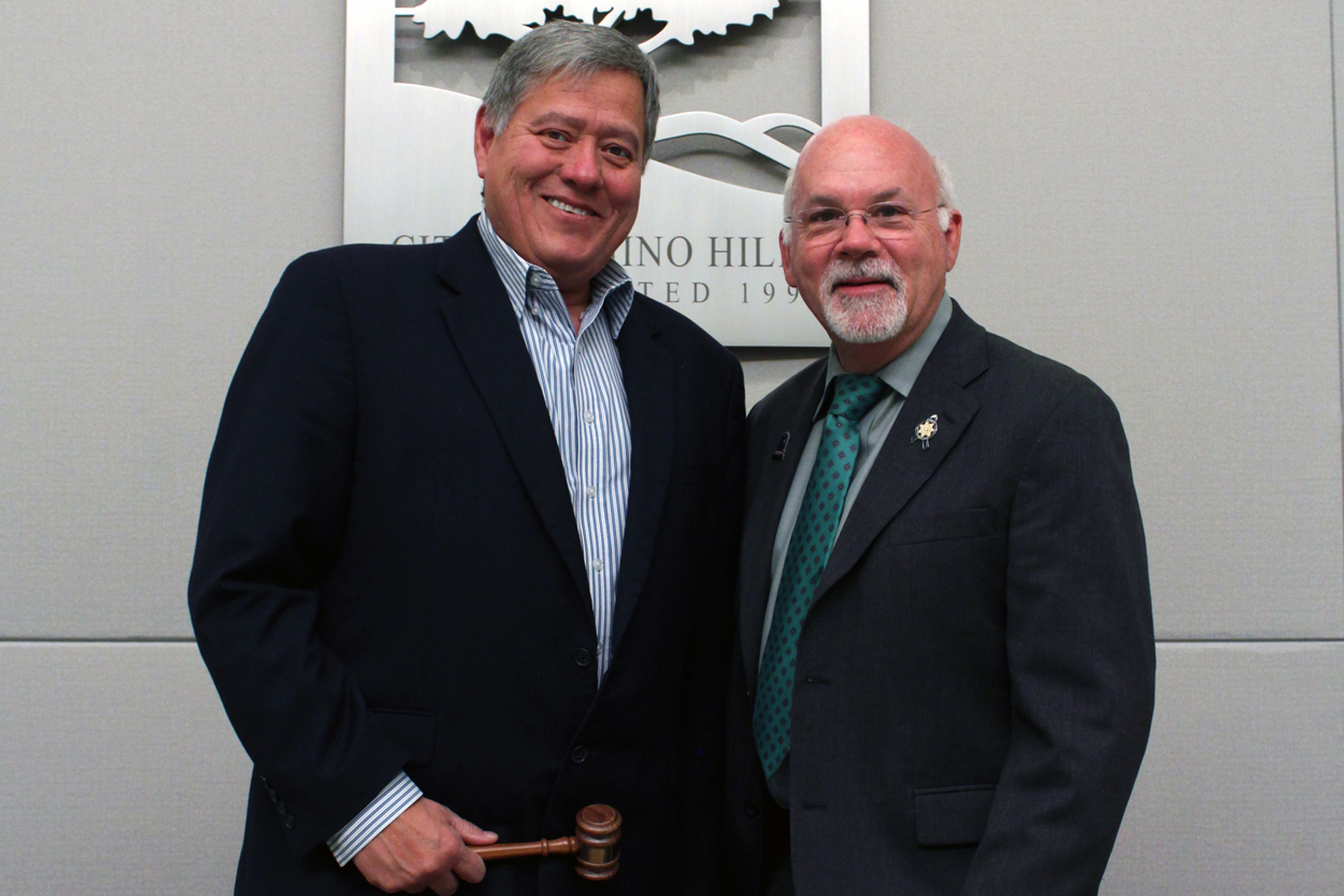 Mayor Ray Marquez and Vice Mayor Peter Rogers